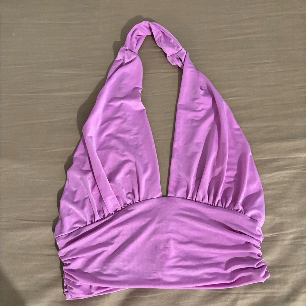 Lavender Halter Top